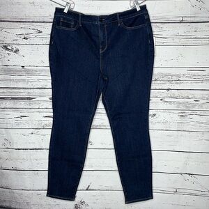 NYDJ NWT Size 16 Dark Wash Blue Denim Lift x Tuck Technology Skinny Jeans